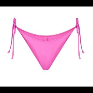 SKIMS Hot Pink Tie-Side Bikini Bottom